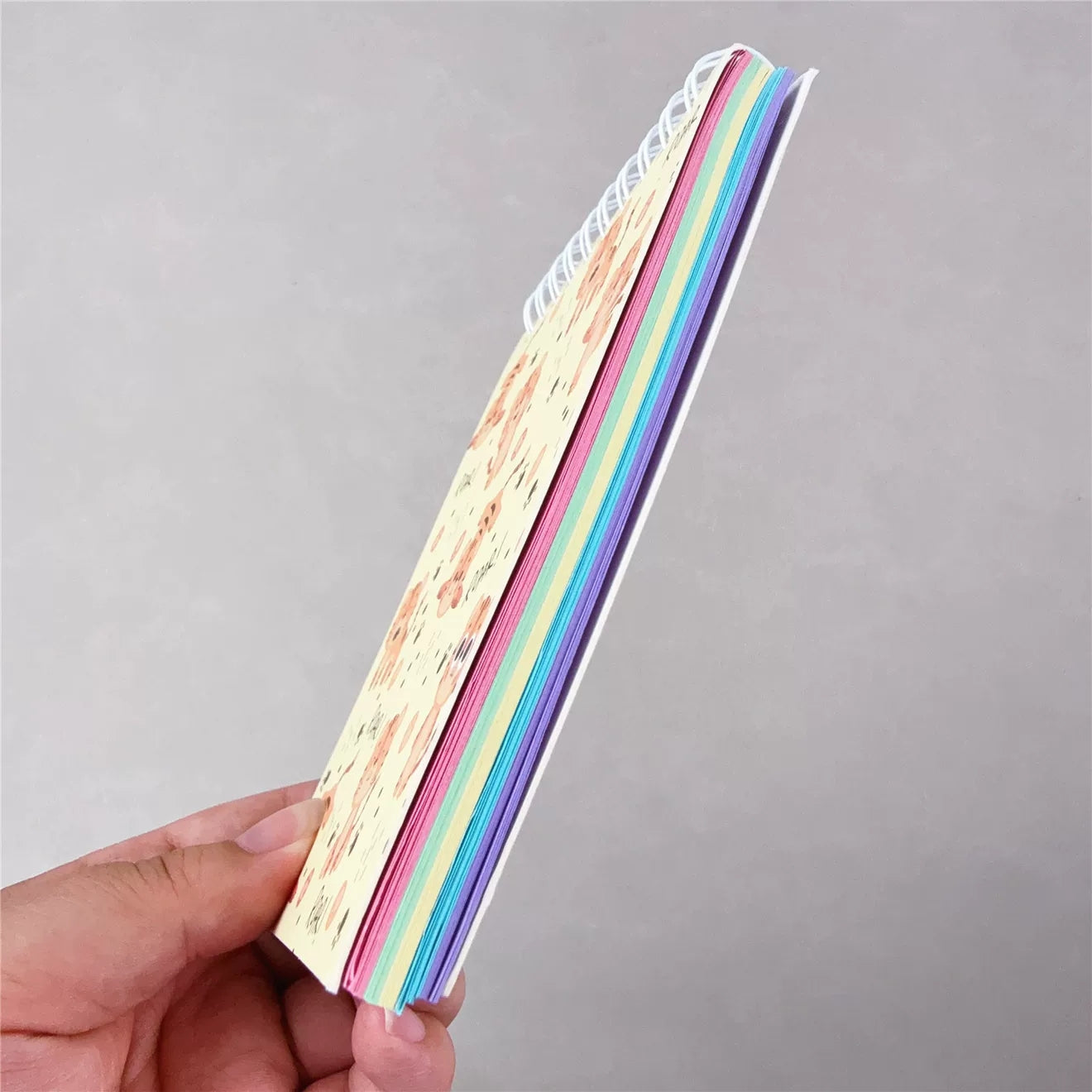 Colorful Mini Memo Pad with Fun Cartoon Designs Notebook A6