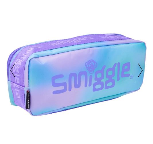 Smiggle Pencil Case Purple Color 22×9.5×6.5cm