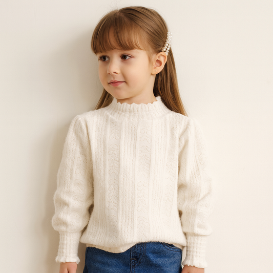Warm Sweater For Girls Size 7-8y