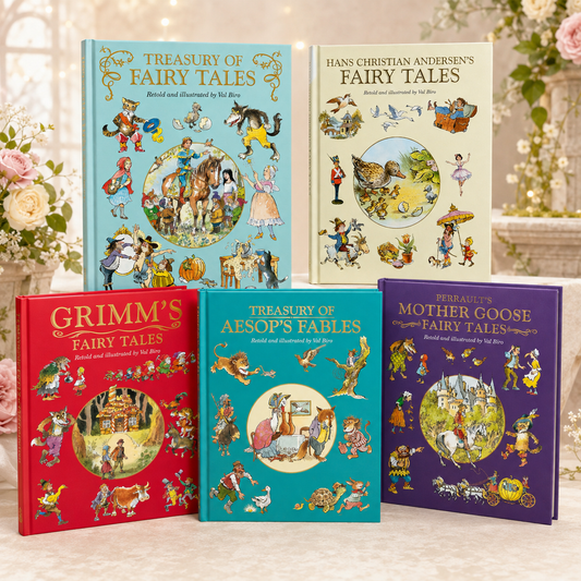 Classic Fairy Tales & Fables Collection – Illustrated Children’s Storybooks | Hardtop | A4