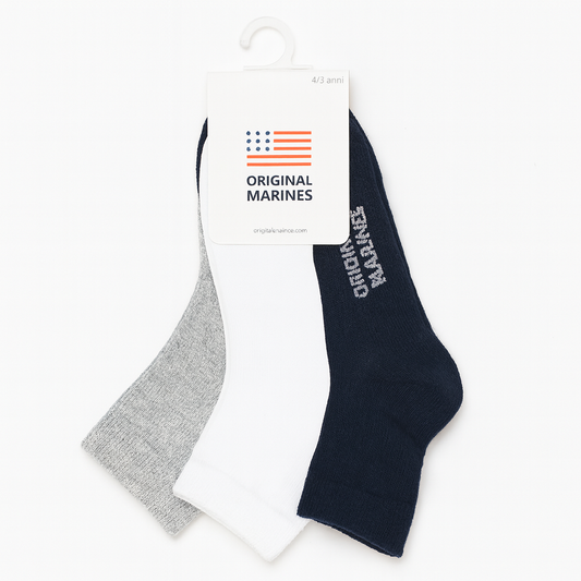 3 Pairs Socks Cotton For Kids Size 4-5y