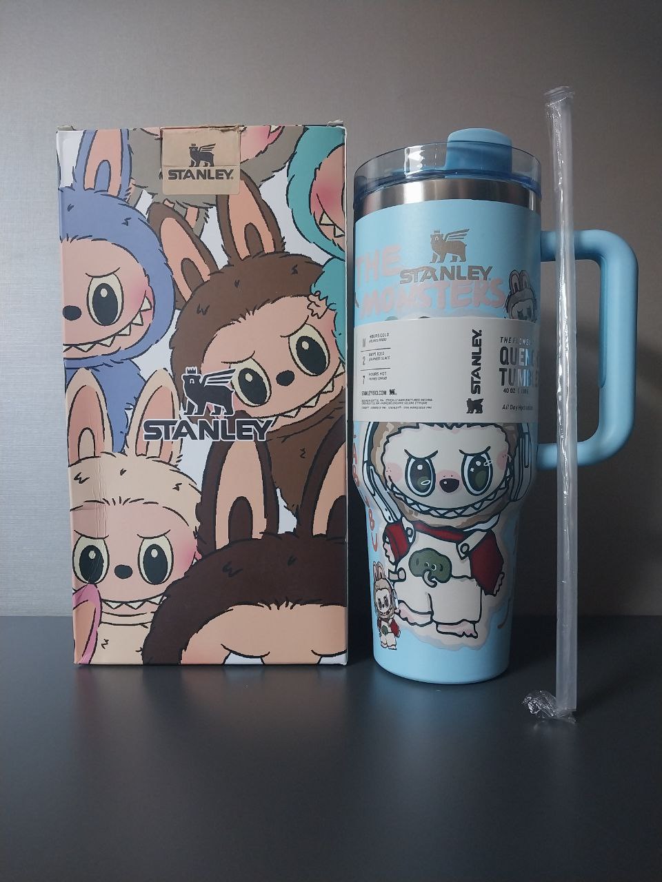 Labubu Cup Stainless Steel 1.18L With Straw