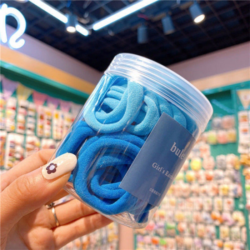 Hair Tie Colorful For Girls Pack Of 50 Pcs