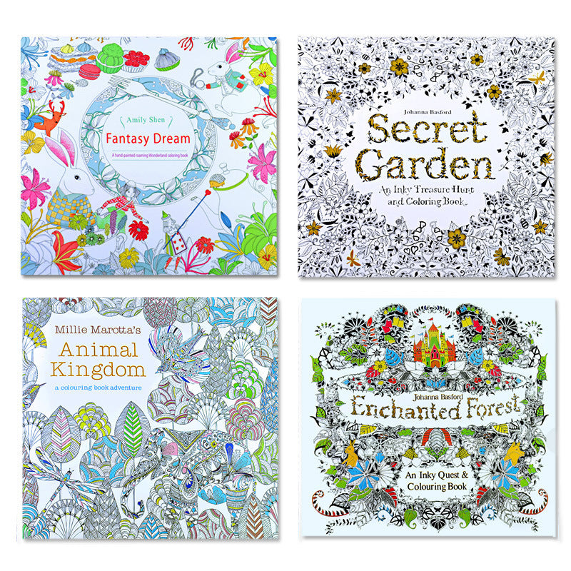 Coloring Books – Mandalas, Animals, Fantasy & More