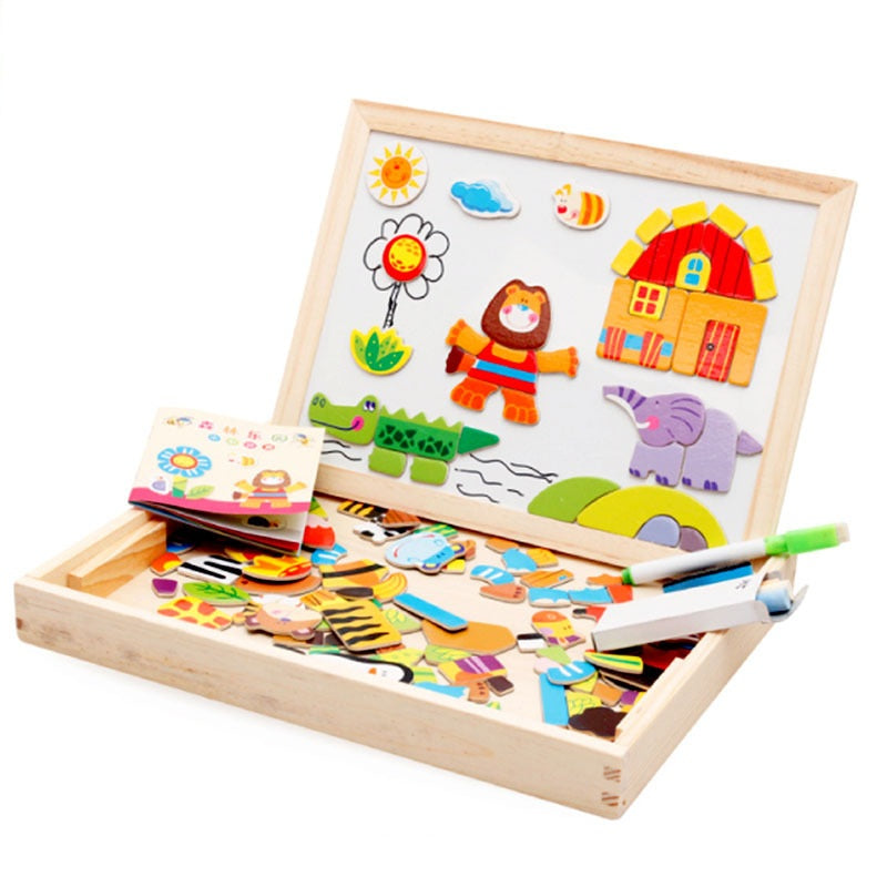 Multifunctional Educational Magnetic Board Toy For Kids 110-135pcs