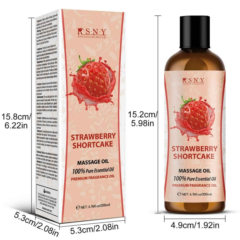 Body Massage Firming Oil Strawberry Shortcake  200ml