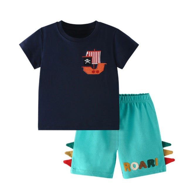 Boys Cotton Pirat – Soft Summer Outfit (3–10Y)