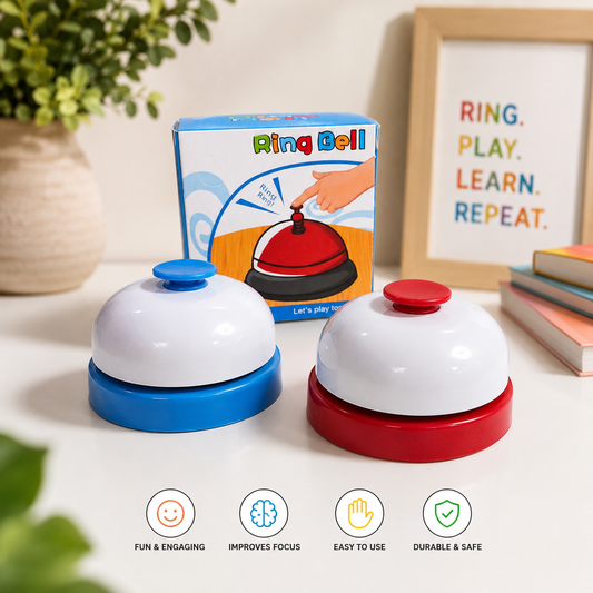 Ring Bell Reaction Game for Kids – Interactive Buzzing Bell Toy Fun & Learning | 3+