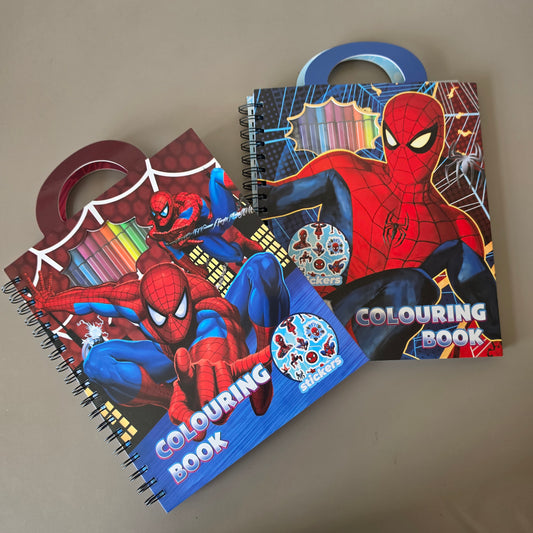Spider-Man Colouring Book Set with Markers & Stickers | A4 | 3+