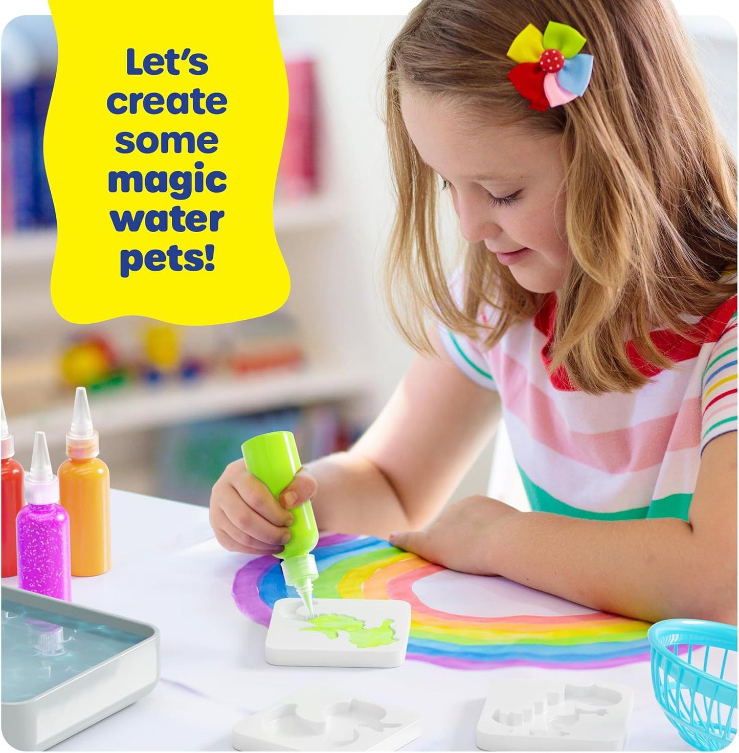Magic Gel Water Pets DIY Kit – Create Your Own Water Creatures  | Ages 6+