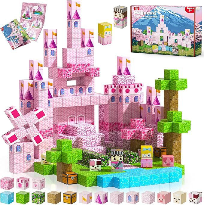 Magnetic Building Cubes Set – 100 Pieces | Ages 3+