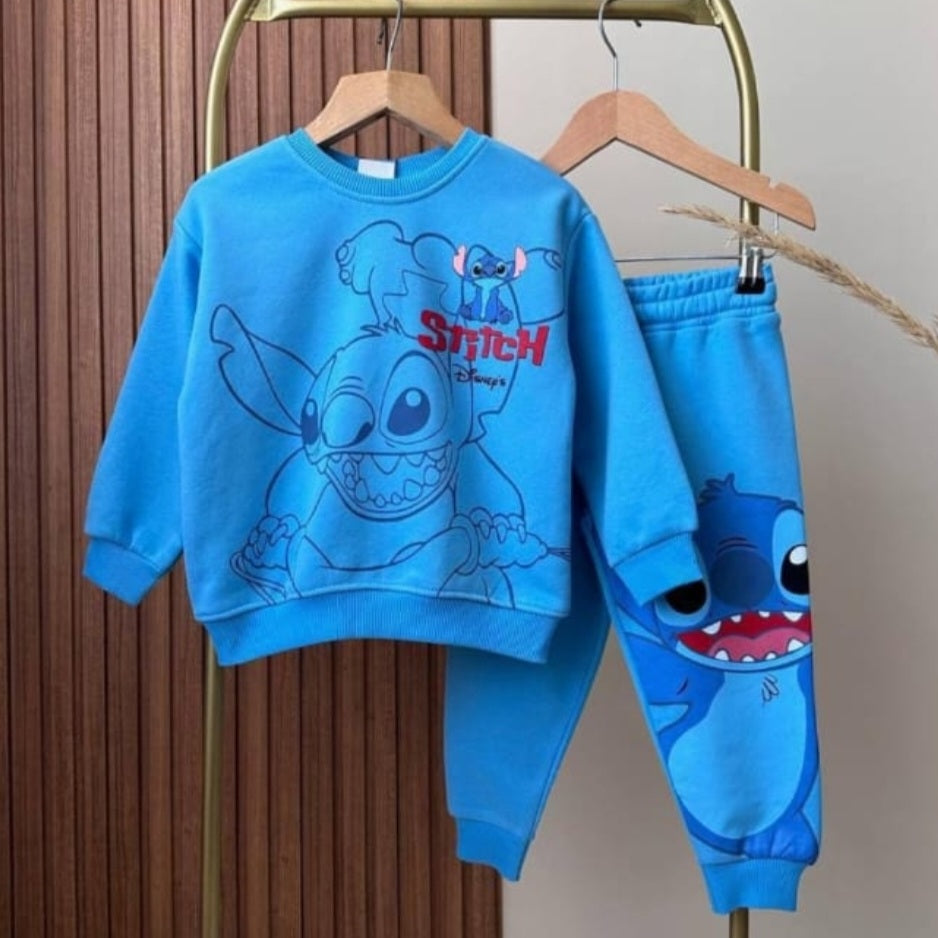 Cotton High-quality STITCH Design Outfit 2-8y