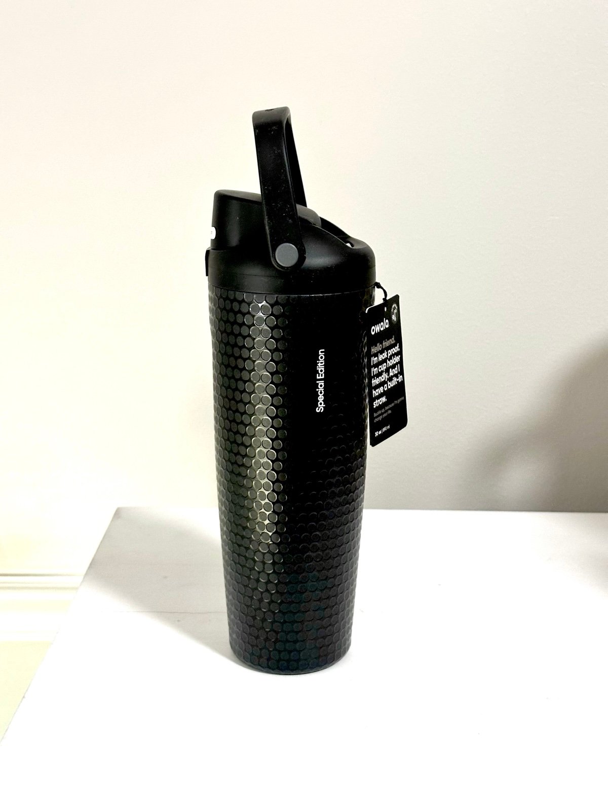 Owala Tumbler Stainless Steel FreeSip Leak-proof fairways For Days Black 900ml