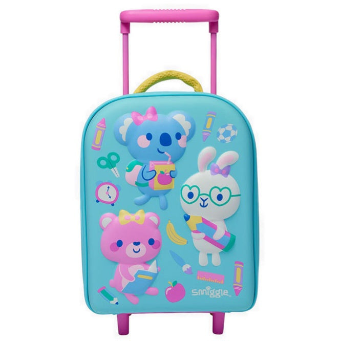 Smiggle Trolley Bag - Mini - Hardtop | Cute Bear | 36cm