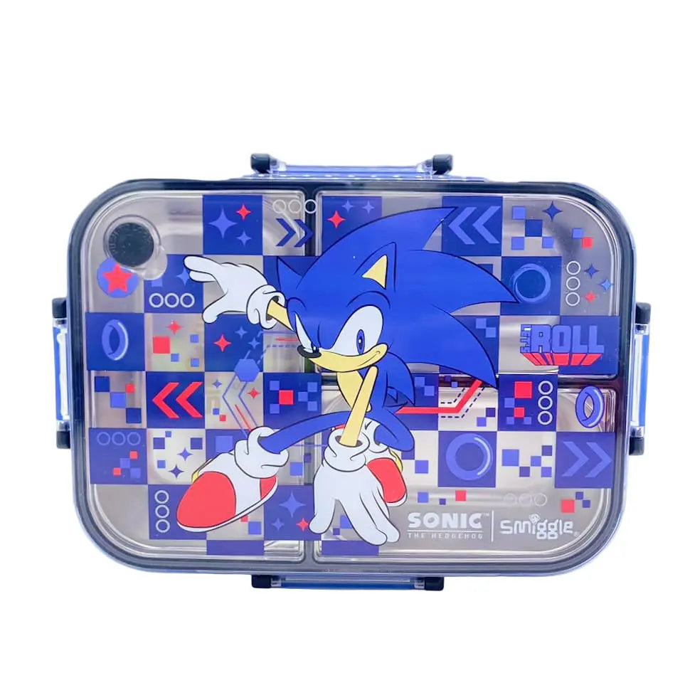 🧊Smiggle Sonic Lunch Box | Stainless Steel | 23x17x6.5cm
