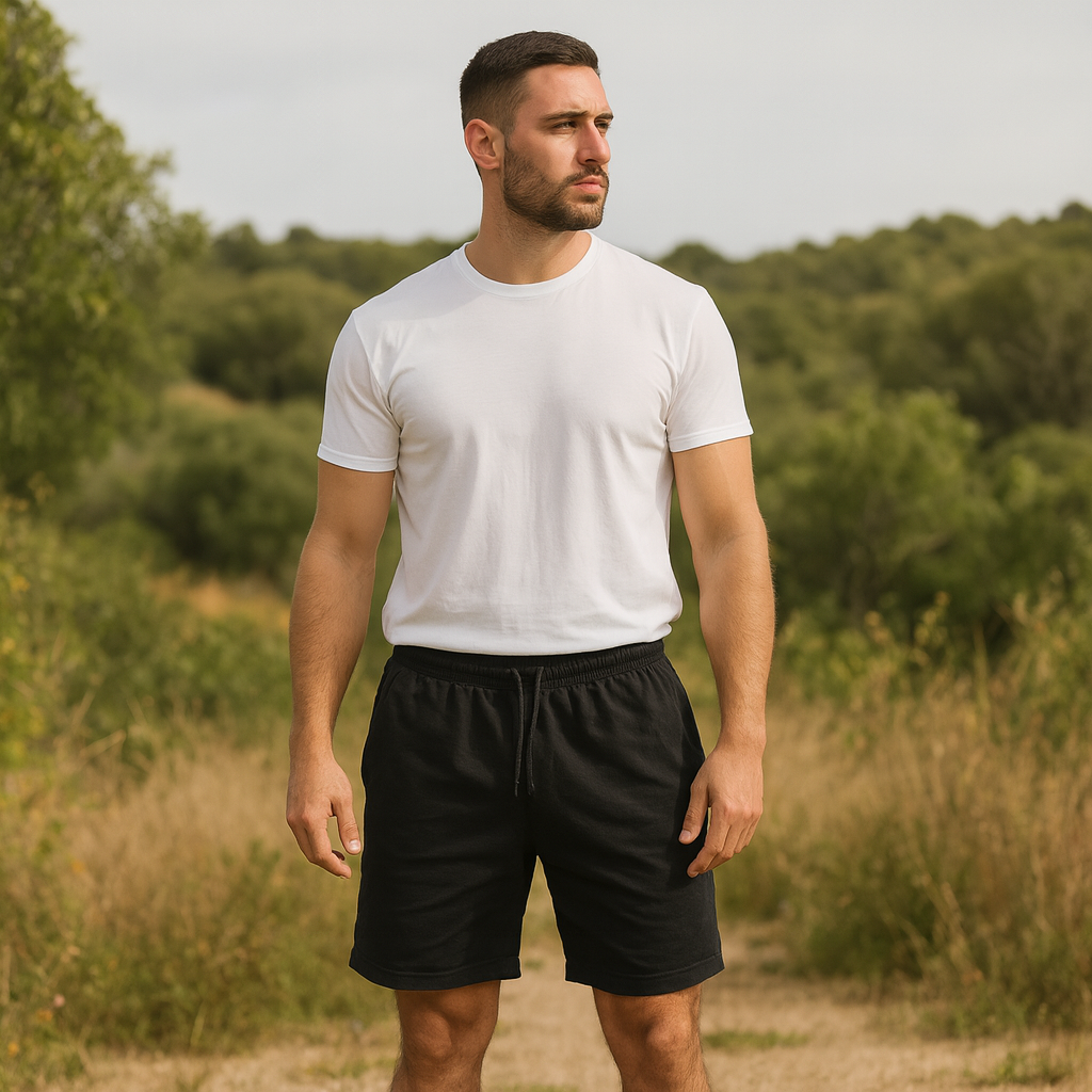 Black Sports Short Size Medium