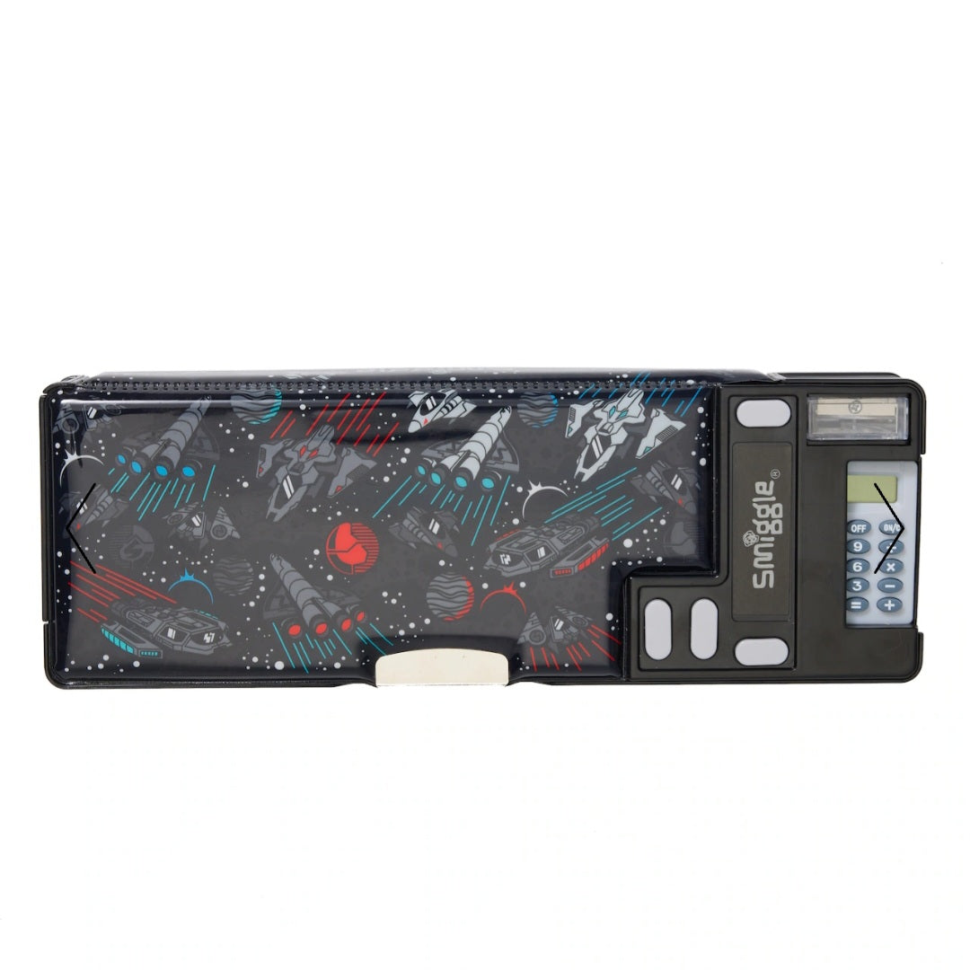 Smiggle Pencil Case | Pop Out | Black Space