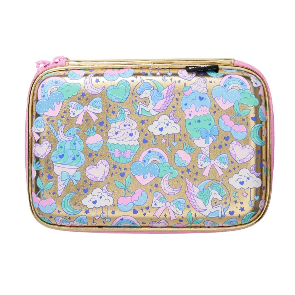 Smiggle Pencil Case | Hardtop | Heart Sweets