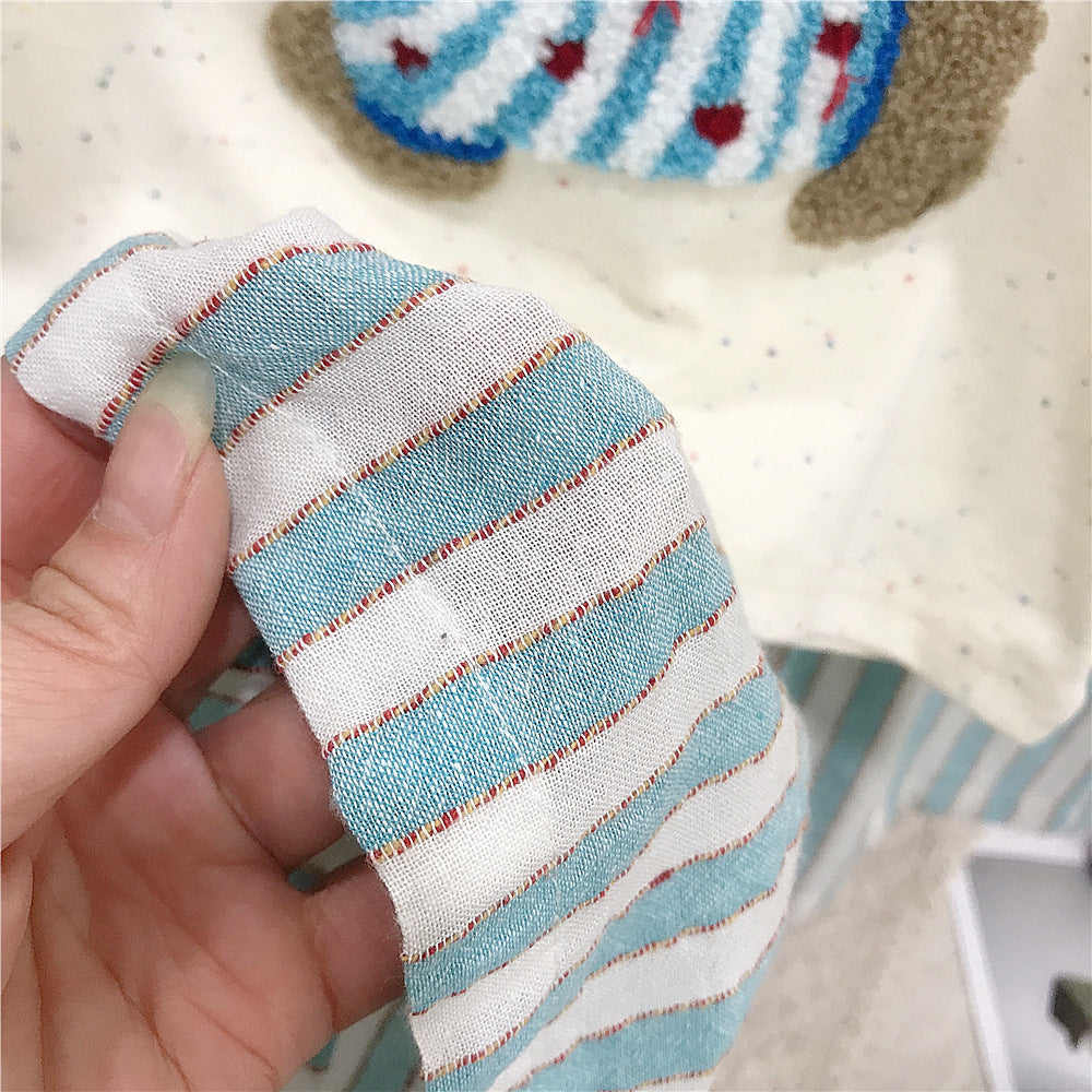 Girls Cotton Dog Set – Soft Summer Outfit (7-8Y)