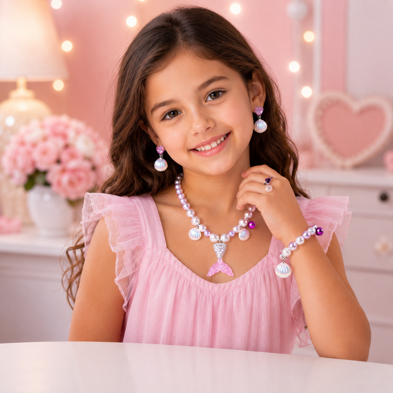 Mermaid Princess Jewelry Set –  3 Magical Colors