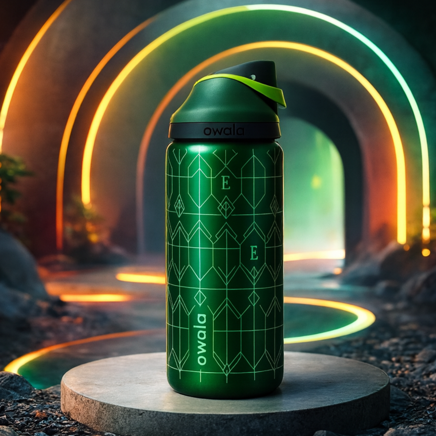 Owala Bottle Stainless Steel Free Sip Leak-proof Elphaba 950ml