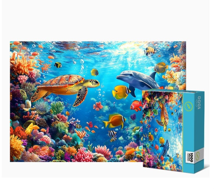 1000-Piece Jigsaw Puzzle Collection – Artistic & Scenic Designs