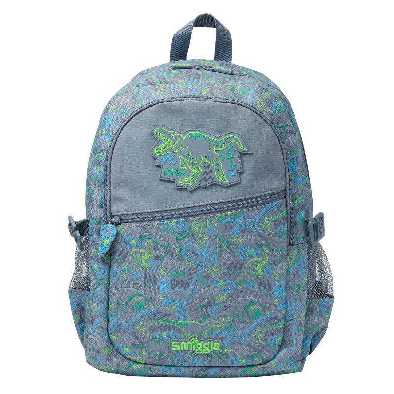 Smiggle Ligh Dinosaur Backpack | (G1–G3) | 42 cm