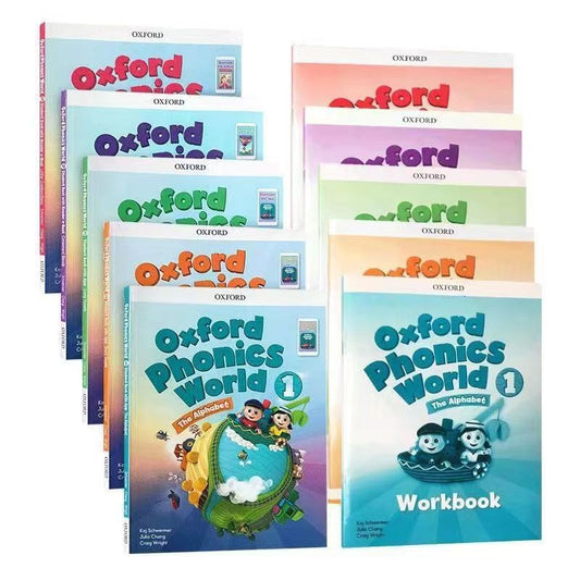Oxford Phonics World Books - Level 1-5 | Soft Cover | 4+