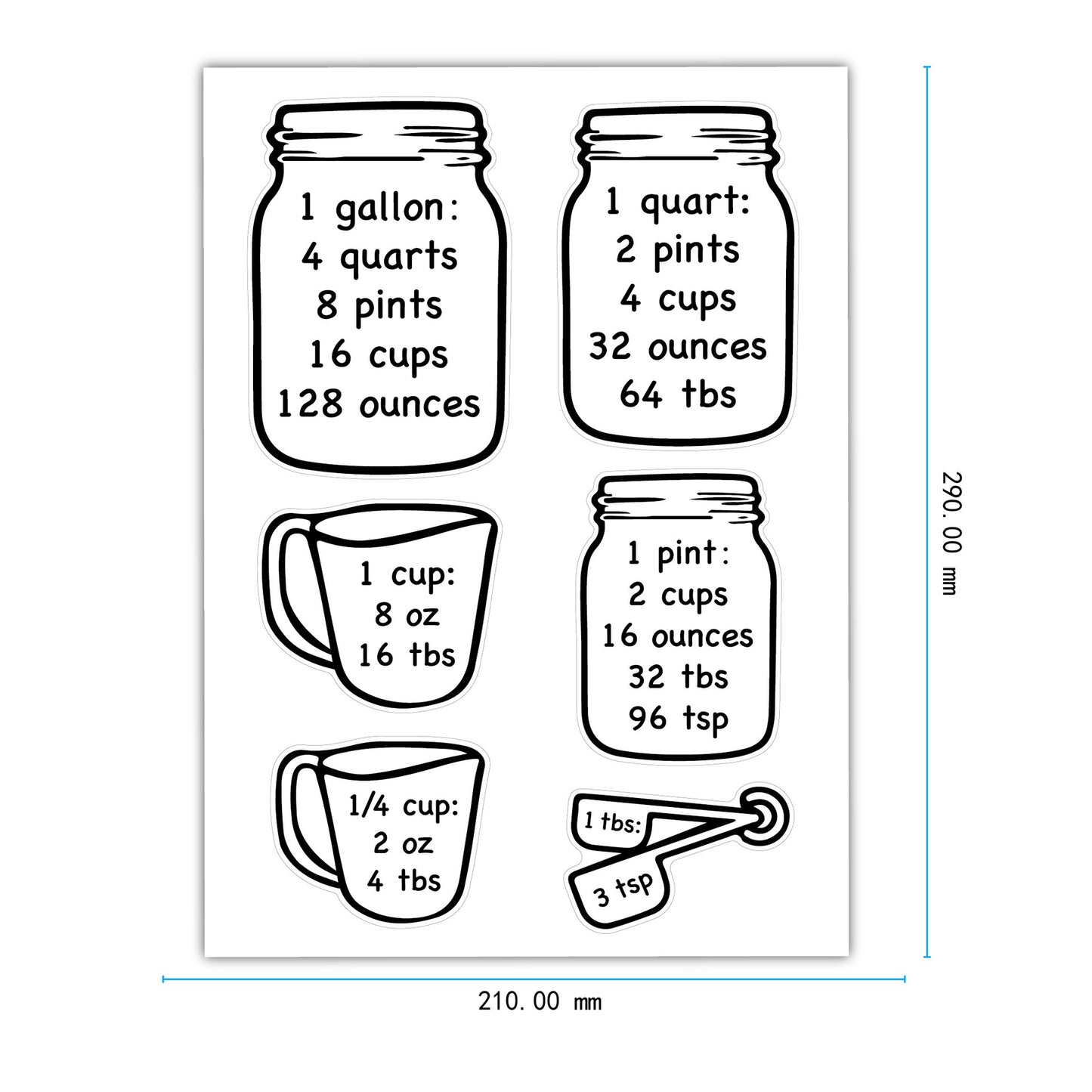 Black Kitchen Label waterproof removable handwriting blackboard