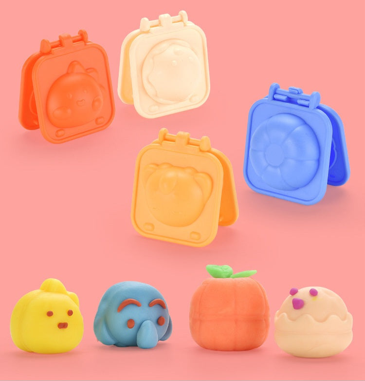 Burger & Cake Color Clay Machine Play Set