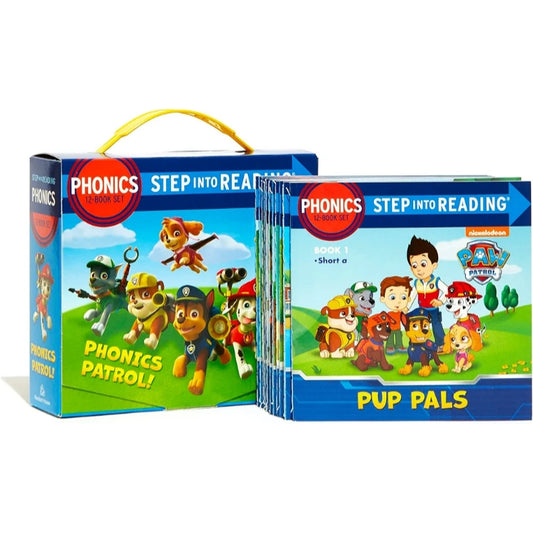 Step Into Reading Paw Patrol Phonics Small 12 Books Set