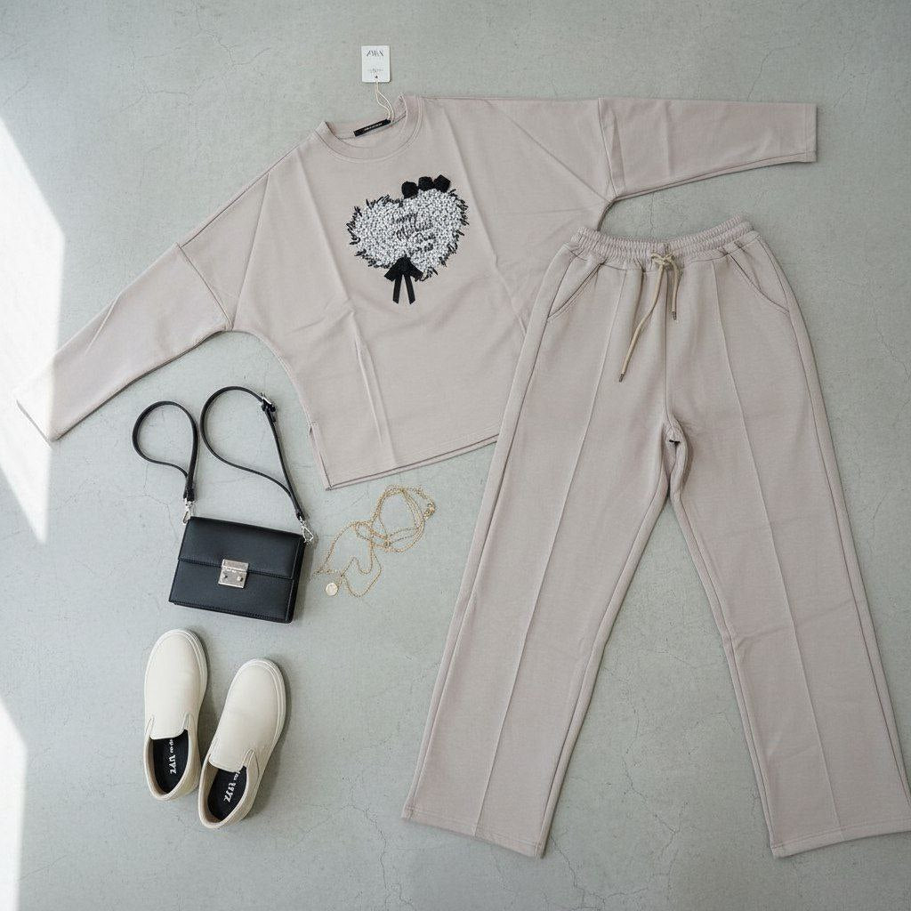 Outfit For Women Heart Design Size M-L