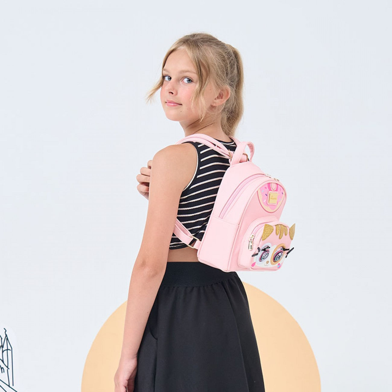 Interactive Blink Eyes Cute Animals Backpack
