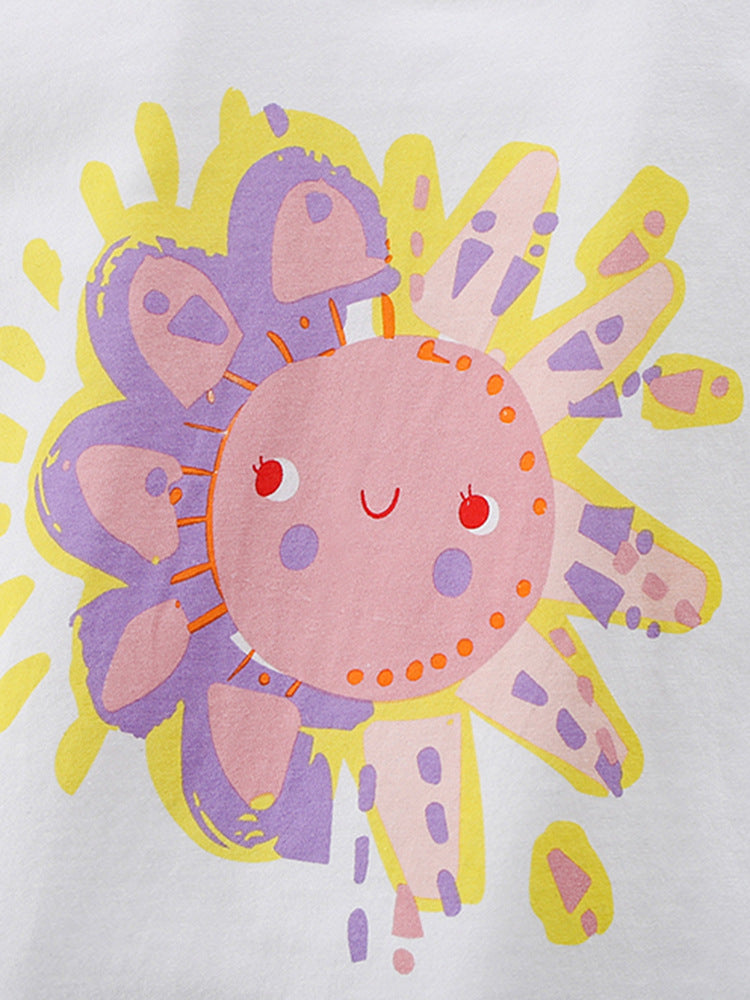 Girls Cotton Flower – Soft Summer Outfit (3–10Y)