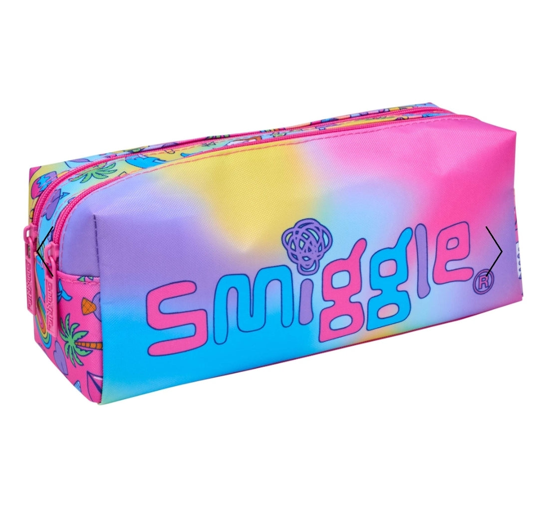 Smiggle Pencil Case Double Zip Summer Design