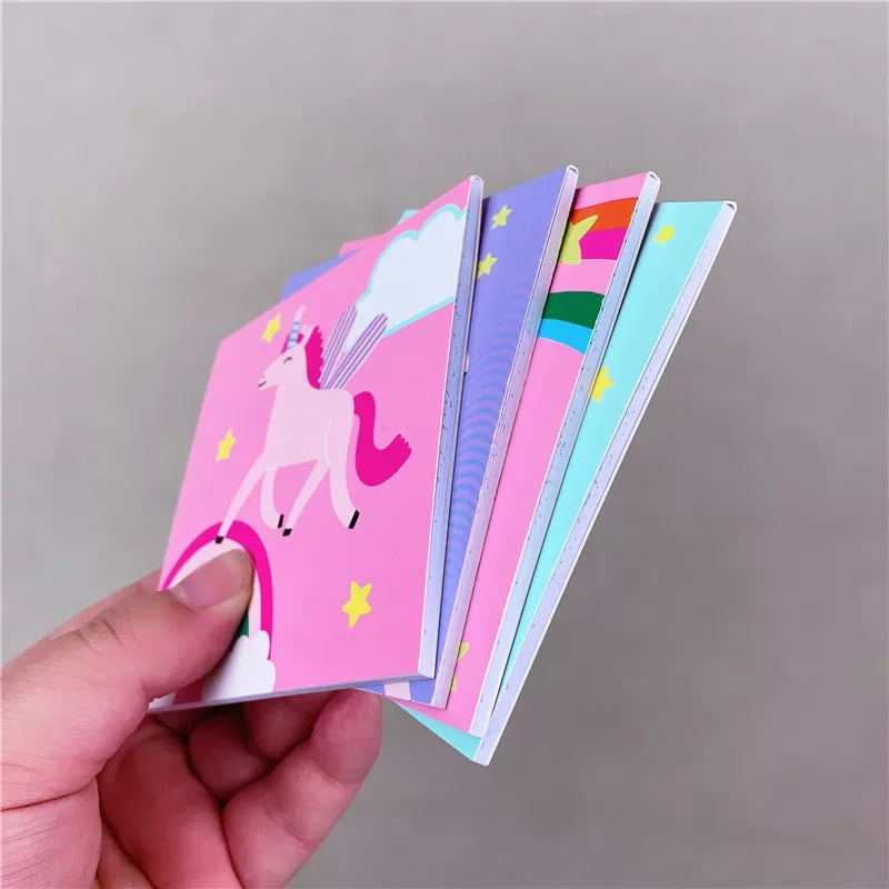 Coloring Notebook for Kids – Cute Pocket Drawing Books 4pcs