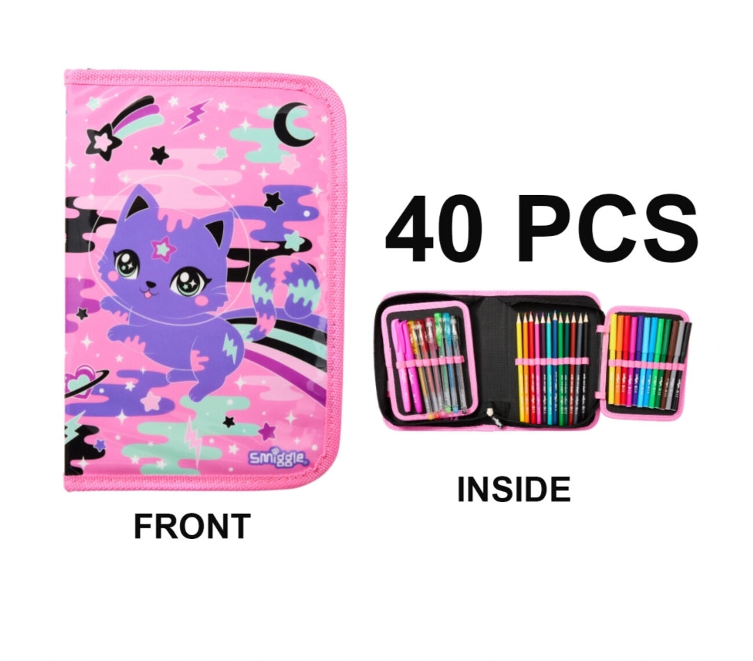 Smiggle Stationery Kit Space Cat Design
