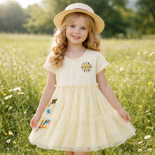 Girls Dress Flower - Soft Summer Wear(4-12y)