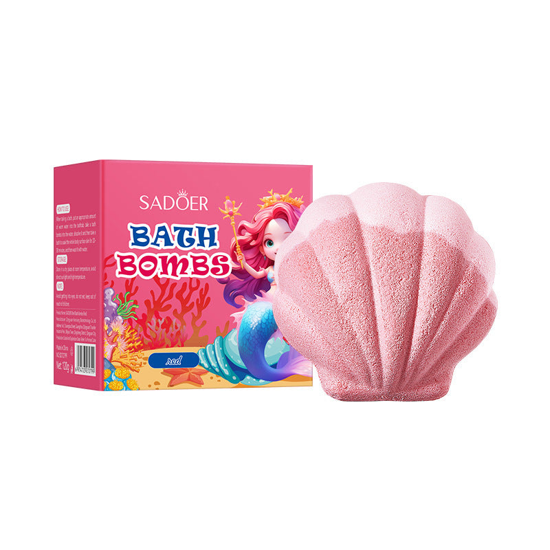 Shell Bath Bombs Bubble Stress Relief Self Care 120g
