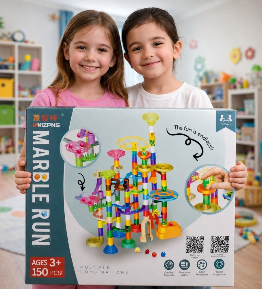 Marble Run Building Set for Kids | 150pcs | 3+