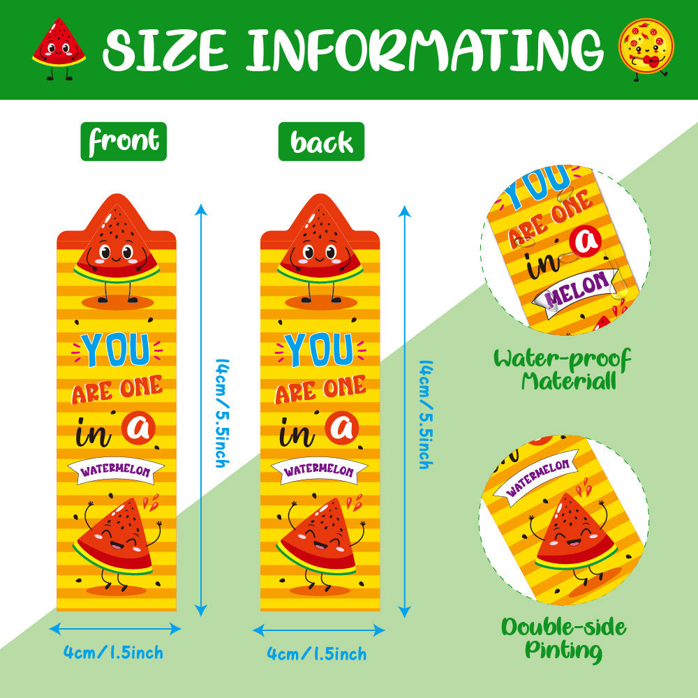 30 Bookmarks With 10 Styles Colorful Paper For Kids