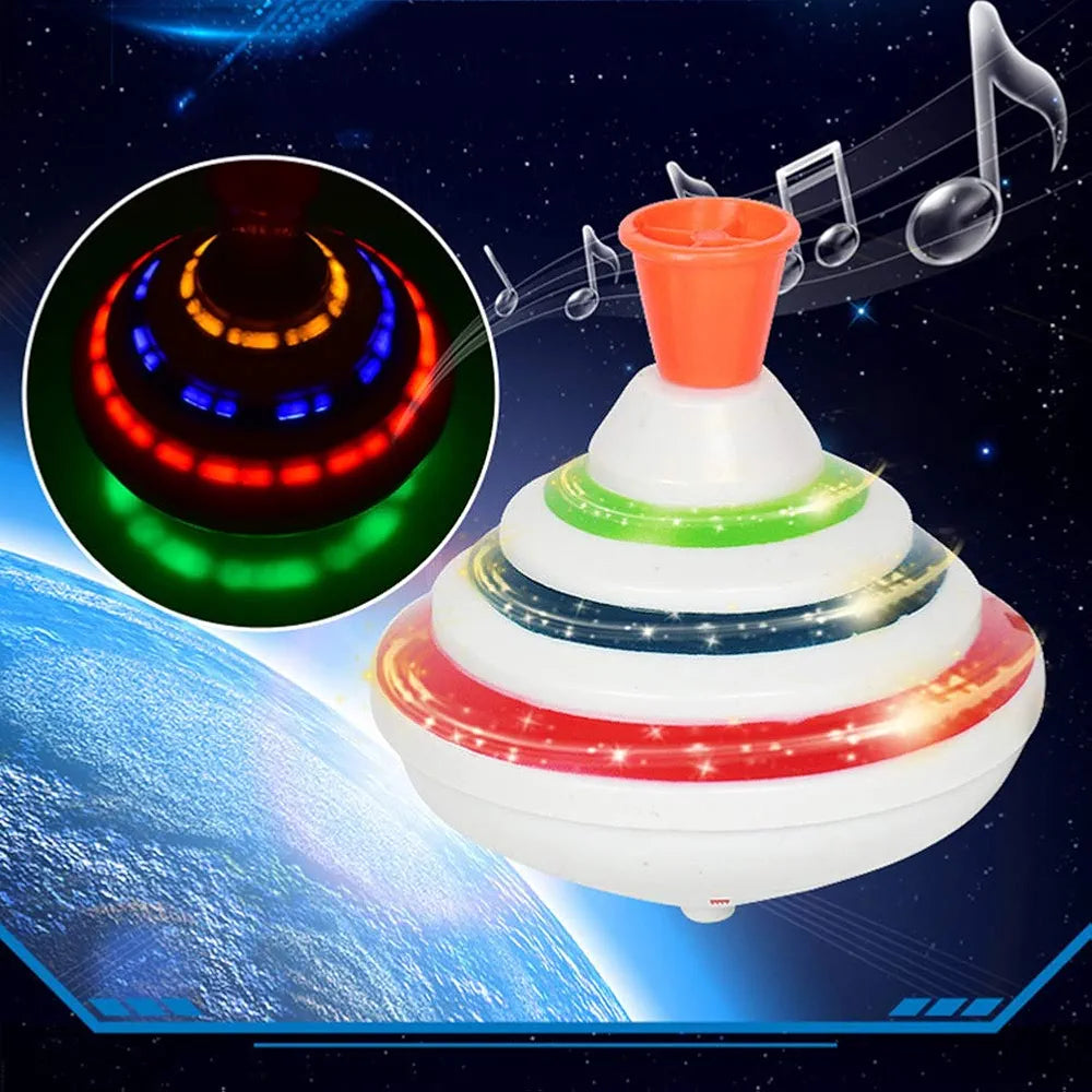 Spinning Top Toy With Music & Led | 3+