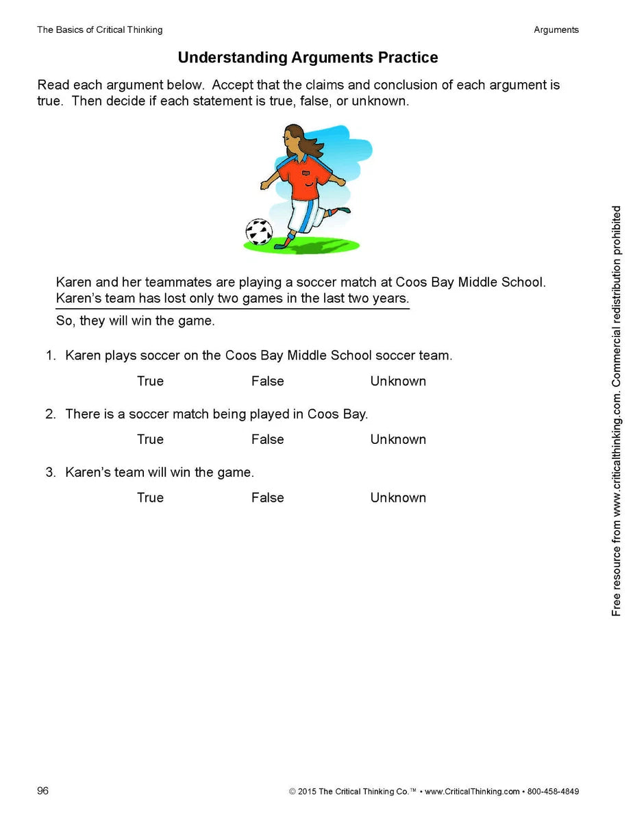 The Basics of Critical Thinking | Grades 4-9