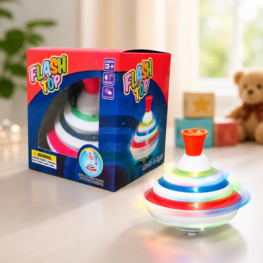 Spinning Top Toy With Music & Led | 3+