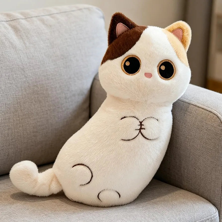 Cute Cat Plush Cuddle Pillow – 53 cm