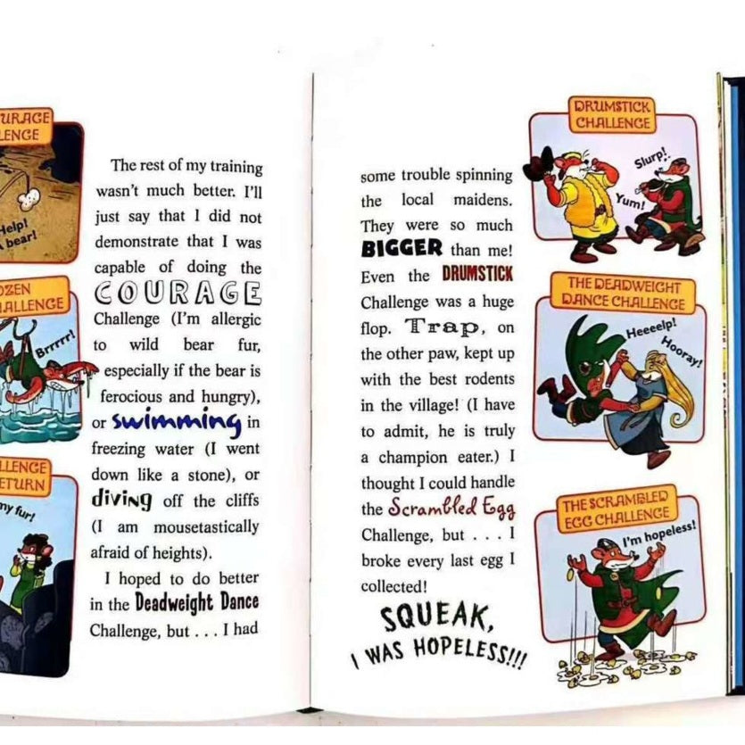The Journey Through Time Geronimo Stilton - 8 Books Set | Hard Cover | 7+
