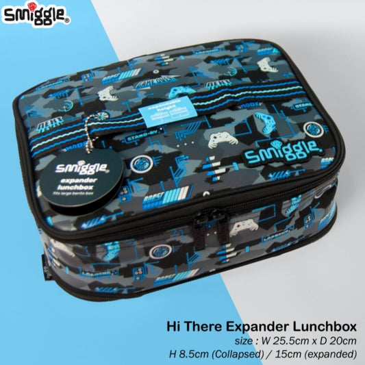 Smiggle expandable Lunch Bag Game Design 28×18×11cm