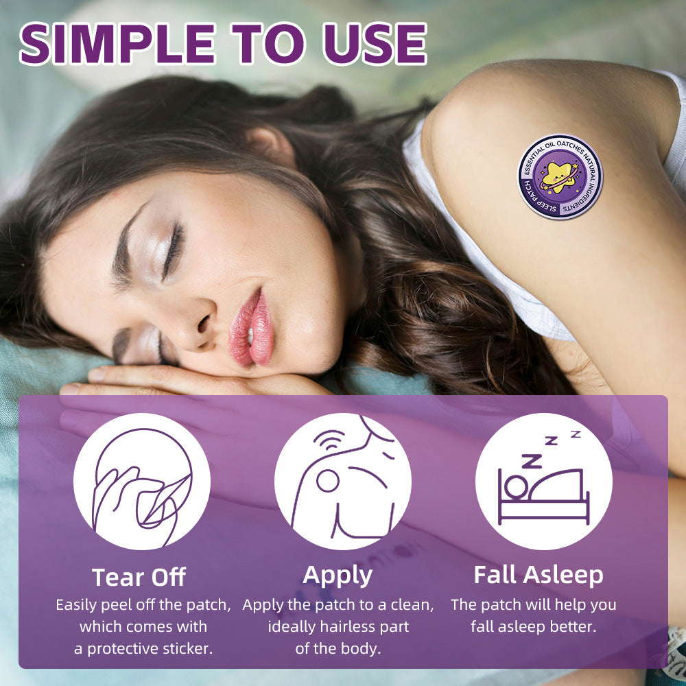 Sleep Support Patches Easy Sleep Calming Lavender 24 Pcs