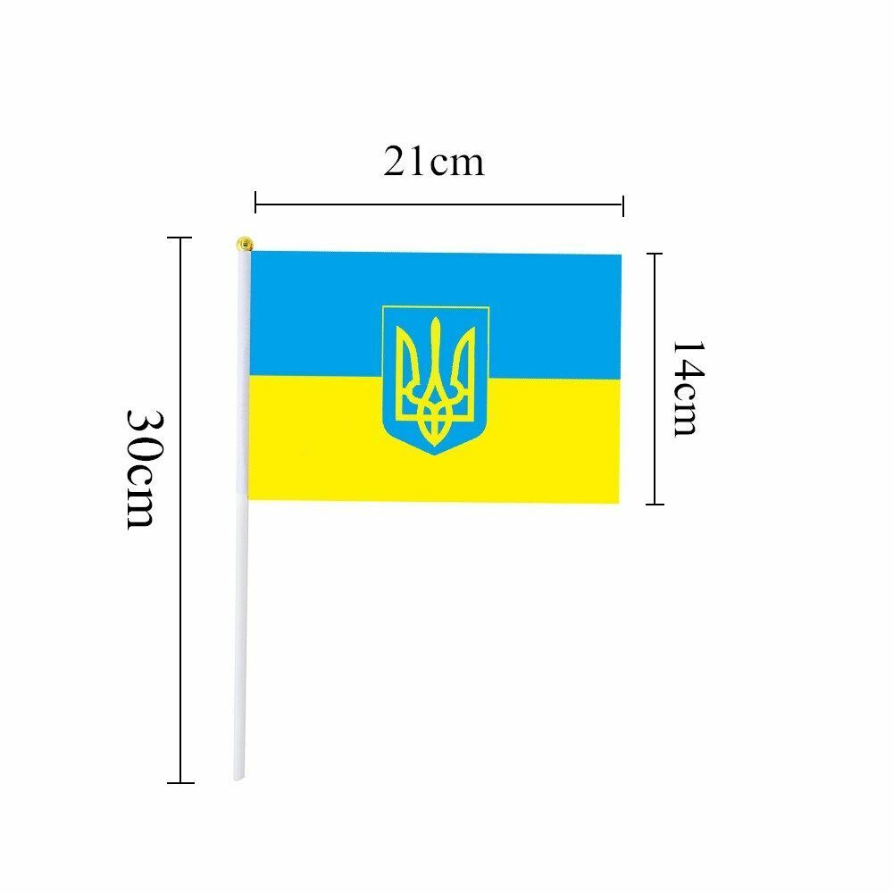 Flag Of Ukraine Hand Held
