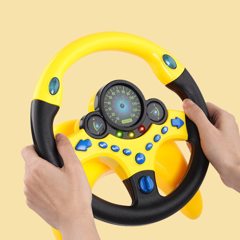 Learning Simulate Driver Steering Wheel Toy for Kids 3+